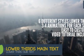 Sliding Lower Thirds 5546761