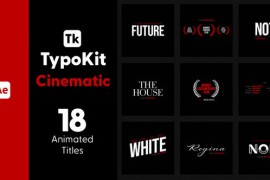 Typo Kit Cinematic Titles for After Effects 44505232