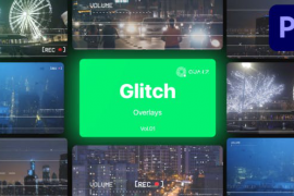 Glitch Overlays for Premiere Pro Vol. 01 48016924