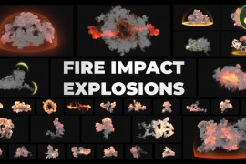 Fire Impact Explosions for DaVinci Resolve 44286882