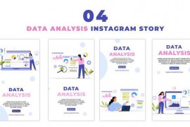 Data Analysis 2D Flat Vector Instagram Story 47460283