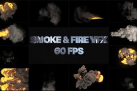 VFX Smoke And Fire Elements | Motion Graphics Pack 26303071