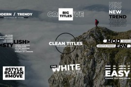 Big Titles 1.0 | After Effects 42036400
