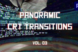 CRT Panoramic Transitions for Premiere Pro Vol. 03 46488626