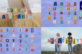 Grunge Alphabet for After Effects 48605755
