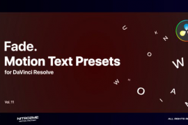 Fade Motion Text Presets Vol. 11 for DaVinci Resolve 47355590