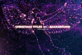 Creative Christmas Opener with Particles 49577587