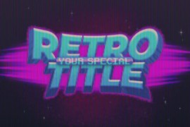 Pixel Retro Title & Logo 51711934