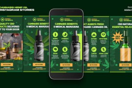 Cannabis Hemp Oil Instagram Stories MOGRT 46997581