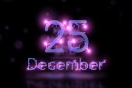 Christmas Lights Font 19167863