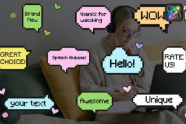 Pixel Speech Bubbles for FCPX 48028721