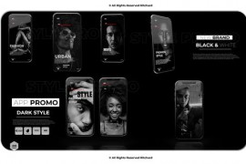 App Promo Dark Style 28526176