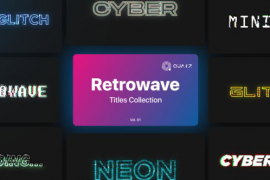 Retrowave Motion Titles Vol. 01 45405335