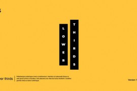 Minimal Lower Thirds | FCPX 43333814