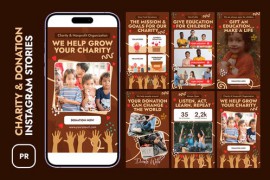 Charity and Donation Instagram Stories MOGRT 51969207