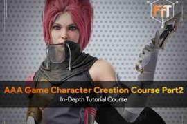FlippedNormals – AAA Game Character Creation Tutorial, Part 2: Game Ready