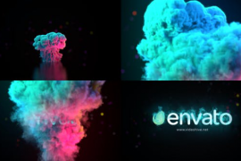 Colorful Smoke Logo Reveal 45395719