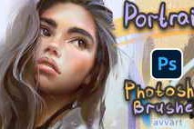 Free Download:Photoshop Portrait Mega BrushPack by AvvArt