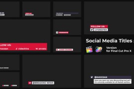 Social Media Titles | FCPX 44859488