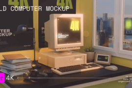 Old Computer Mockup 56240456