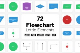 Flowchart Lottie Elements 42132880