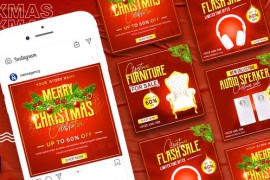 Merry Christmas Celebration Sale Template For Premiere Pro 41969555