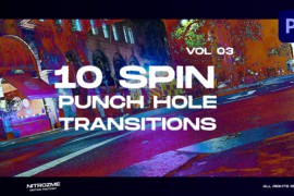 Punch Hole Spin Transitions Vol. 03 for Premiere Pro 45078431