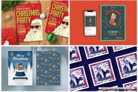 100 Christmas Graphics Templates