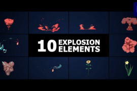 Combined Explosion Elements | Premiere Pro MOGRT 52238825