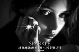 Sparkle lens flare Transparent PNG overlays