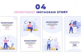 2D Character Analyzing Investment Instagram Story 47450274