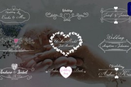 Unique Wedding Titles for Premiere Pro 43683144