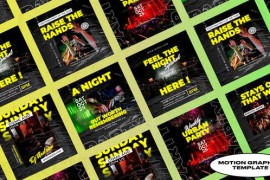 Urbanight Party Social Media Posts | Mogrt 47436871