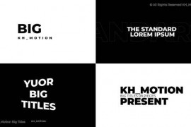Big Titles 2.0 | MOGRT 51939580