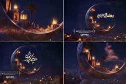 Free Download:Ramadan Kareem & Eid Mubarak 61877712