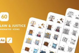 Law and Justice Animated Icons | After Effects 48746422