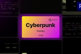 Cyberpunk Overlays for Premiere Pro Vol. 08 47591510
