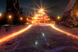 3D Merry Christmas Scene Intro 49687942