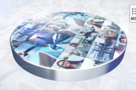 Multiscreen 3D Logo Intro - MOGRT 44577537