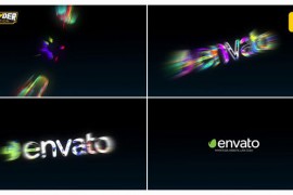 Colorful Light Rays Logo Reveal 42618679