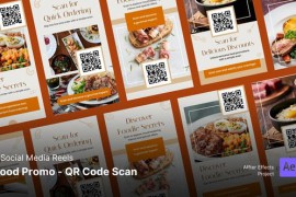 Food Reels - QR Code Promo 46169593