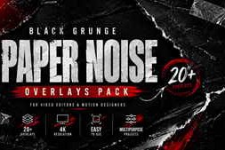Free Download:Black Grunge Paper Noise Overlays Pack 63971665
