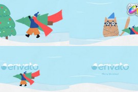 Cartoon Christmas Logo | FCPX 48963024
