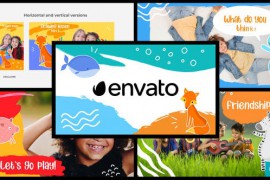 Cartoon Kids Slideshow || DaVinci Resolve 32583234