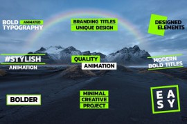 Bold Titles | FCPX & Apple Motion 43397888