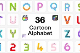 Cartoon Alphabet For Final Cut Pro X 45617380