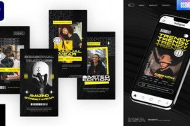 Peach Streetwear Instagram Stories For Premiere Pro 44912586