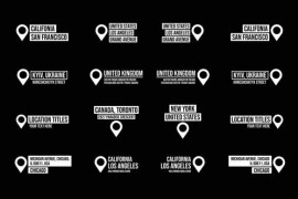 Location Titles 2.0 | After Effects 45581435