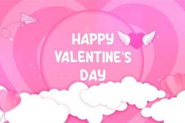 Heart Wings Theme Valentines Day Slideshow 42799326