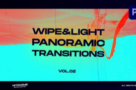 Wipe and Light Panoramic Transitions Vol. 02 for Premiere Pro 45849731
